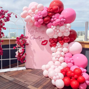 Love Blooms Balloon Arch Decoration Set by Wizardi F07M2-27 EMB0108