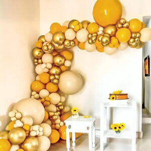 Golden Glow Balloon Arch Decoration Set by Wizardi F07M2-34 EMB0142